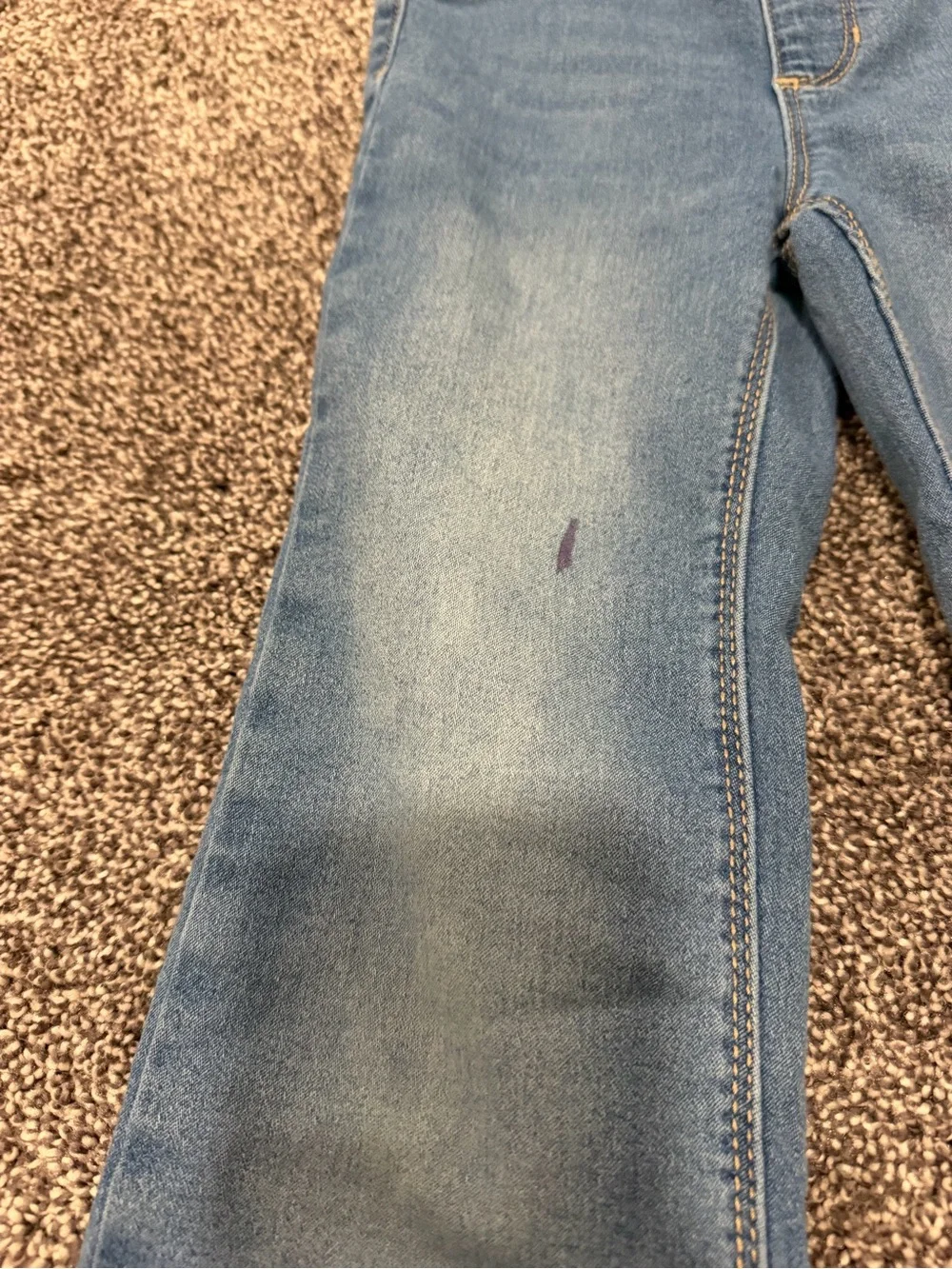 Size Medium 7/8 Wonder Nation Medium Wash Flare Jegging